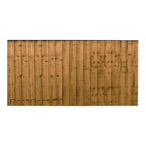 Brown 6FT x 3FT Closeboard Fence Panel