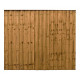 Brown Ultra Heavy Duty 6FT x 5FT Closeboard Fence Panel