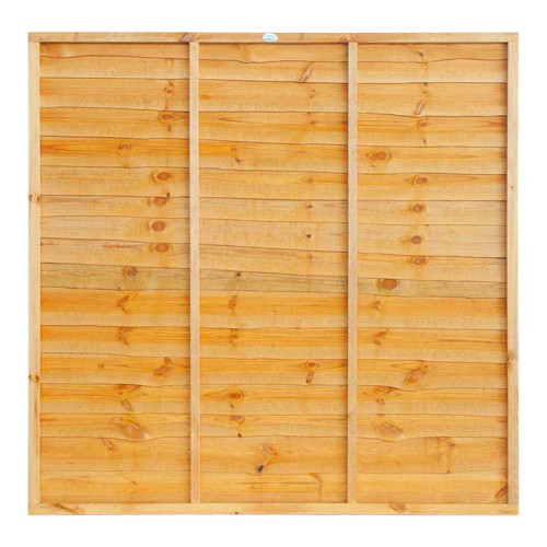 Golden Brown 6FT x 6FT Lap Fence Panel