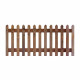 Brown 6FT x 3FT Picket Fence Panel