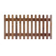 Brown 6FT x 4FT Picket Fence Panel